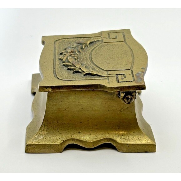 Vintage Art Nouveau Bronze Stamp Box - Picture 8 of 15